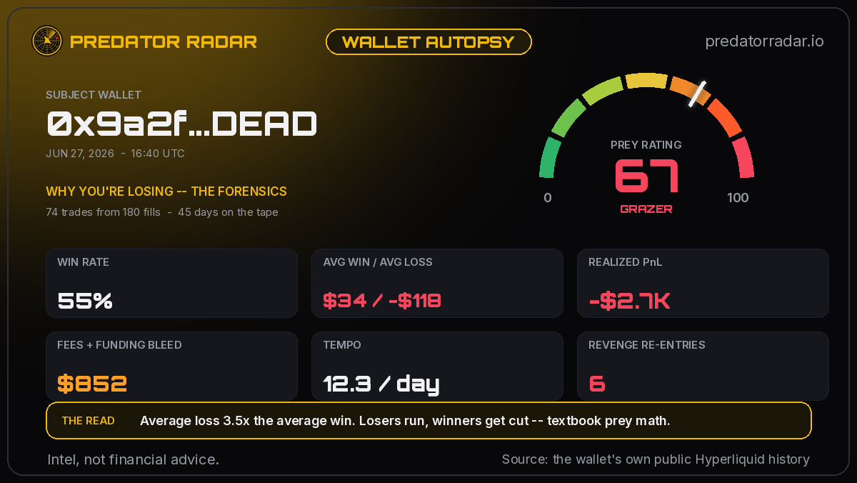 Wallet autopsy card